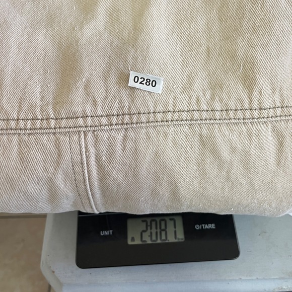 Faded Glory Womens Chore Coat Large Corduroy Collar Plaid Canvas Barn Jacket. - Picture 8 of 9